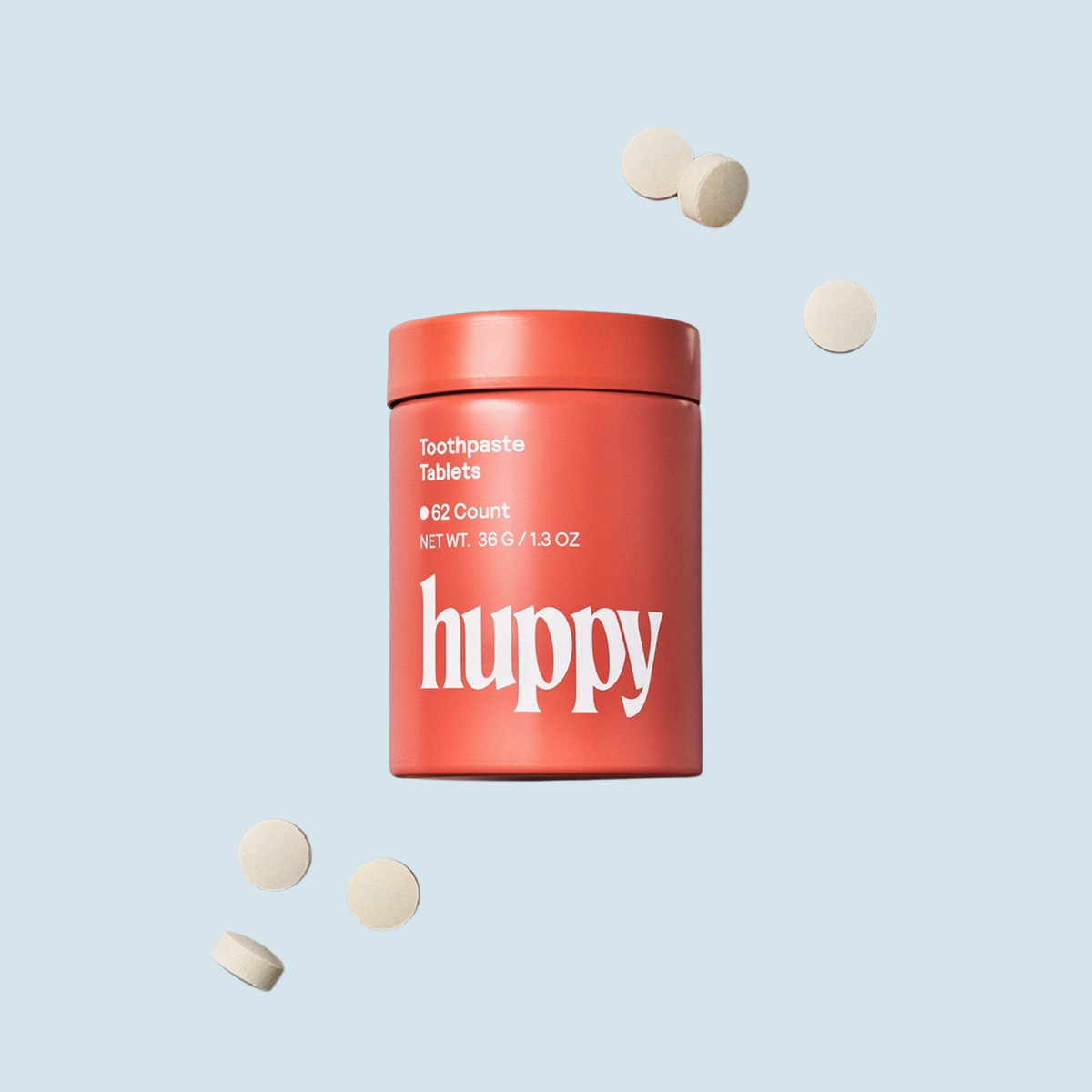 Huppy - Strawberry Toothpaste Tabs for Kids