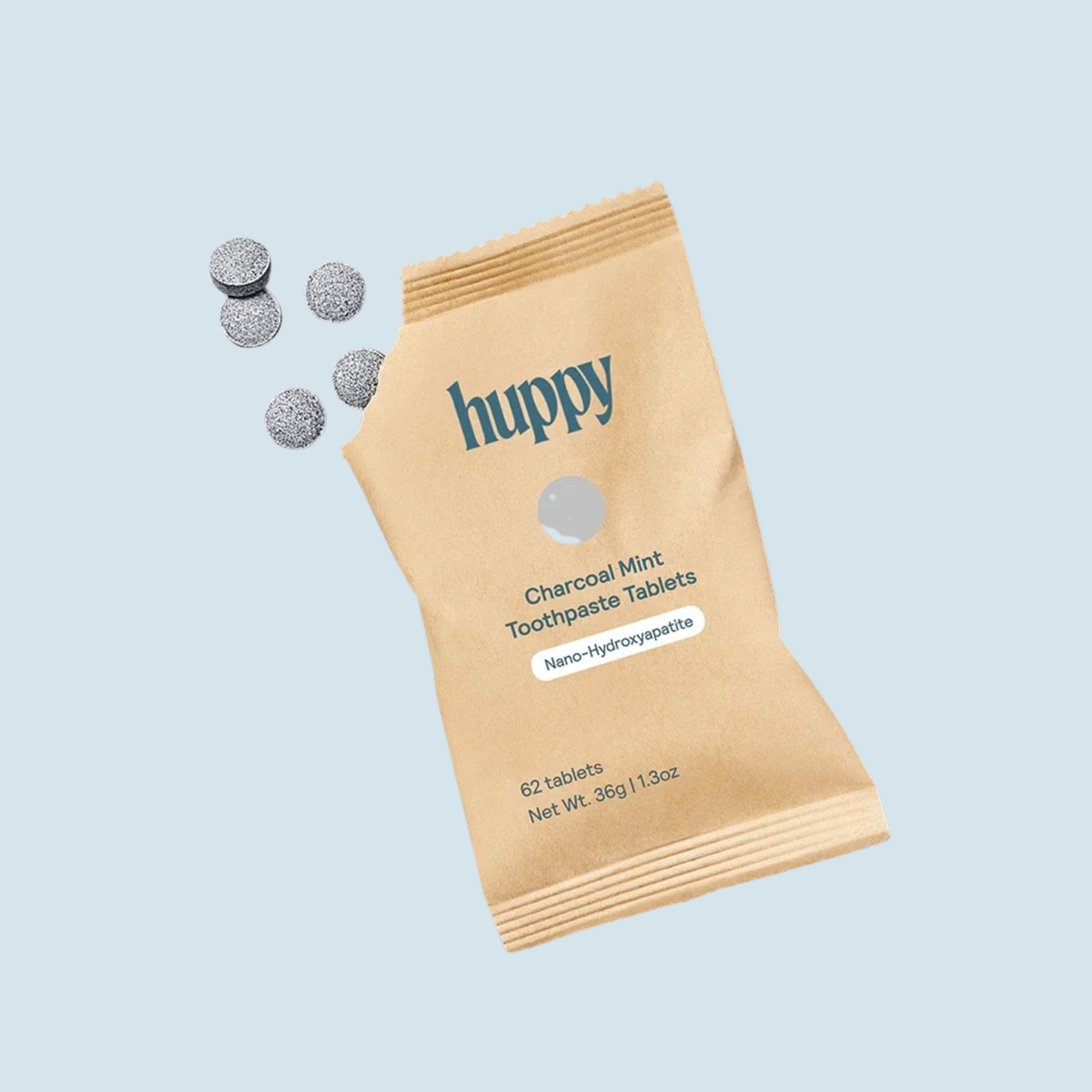 Huppy - Charcoal Toothpaste Tabs