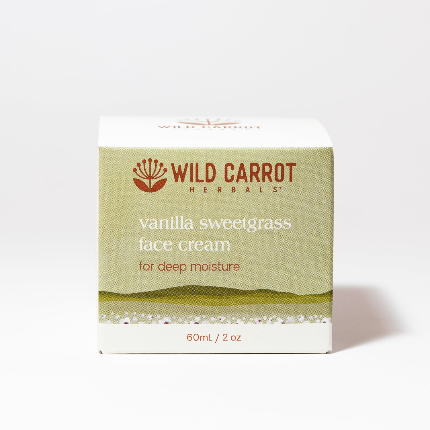 Vanilla Sweetgrass Face Cream – Wild Carrot Herbals