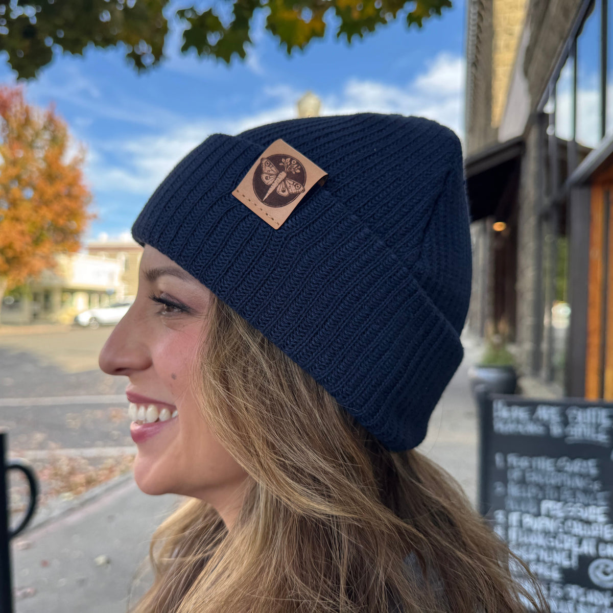 Rustek Collective Organic Cotton Beanie - Celestial Navy