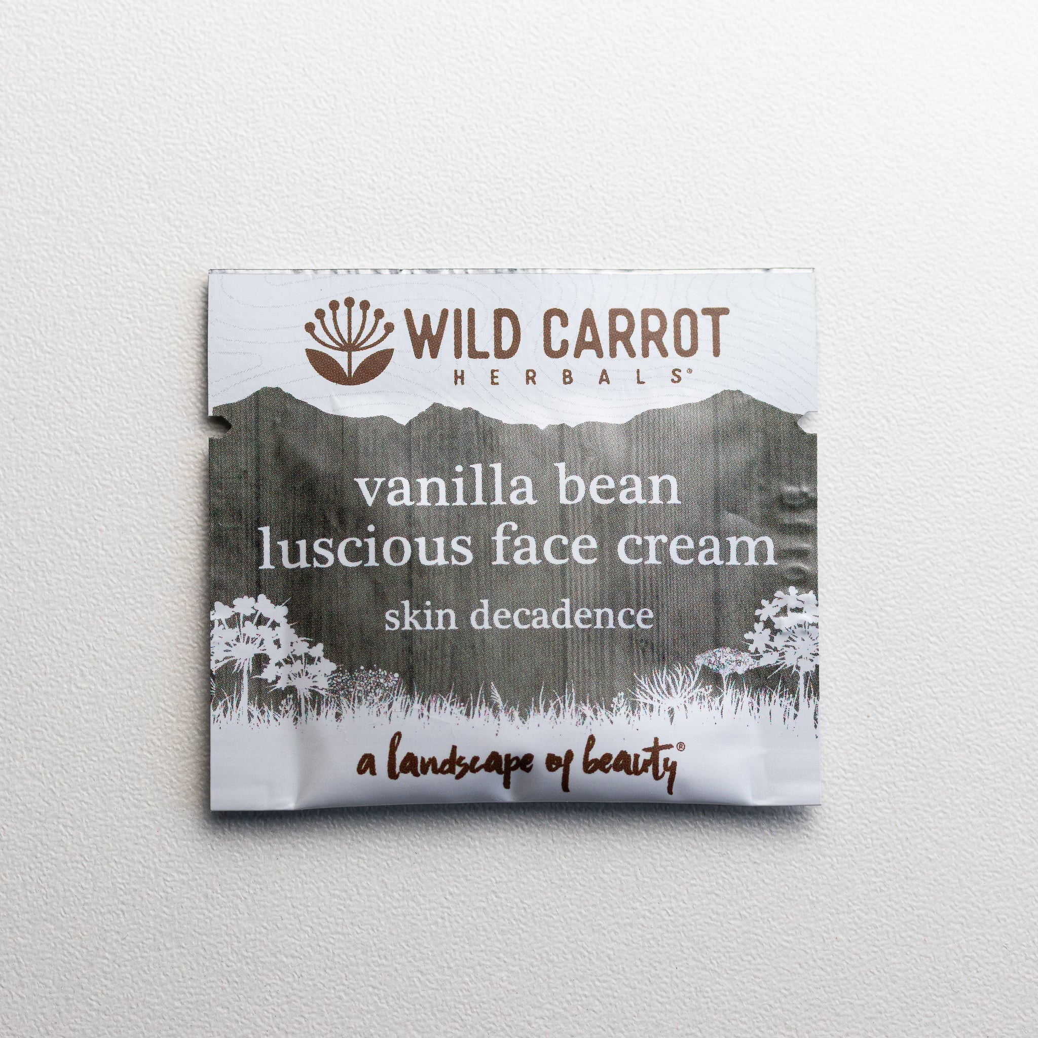Sample Size Vanilla Bean Luscious Face Cream Wild Carrot Herbals