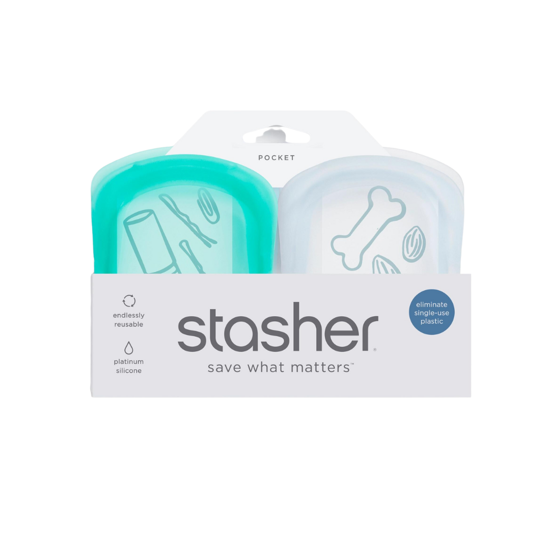 Stasher Pocket 2-pack