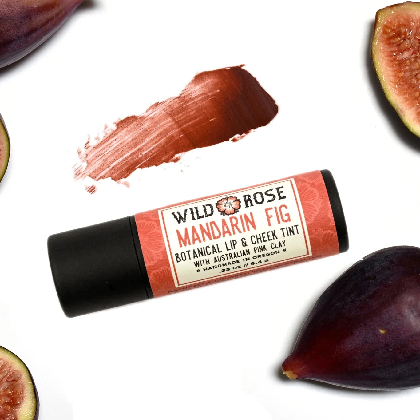 Wild Rose Herbs Lip & Cheek Tint - Mandarin Fig