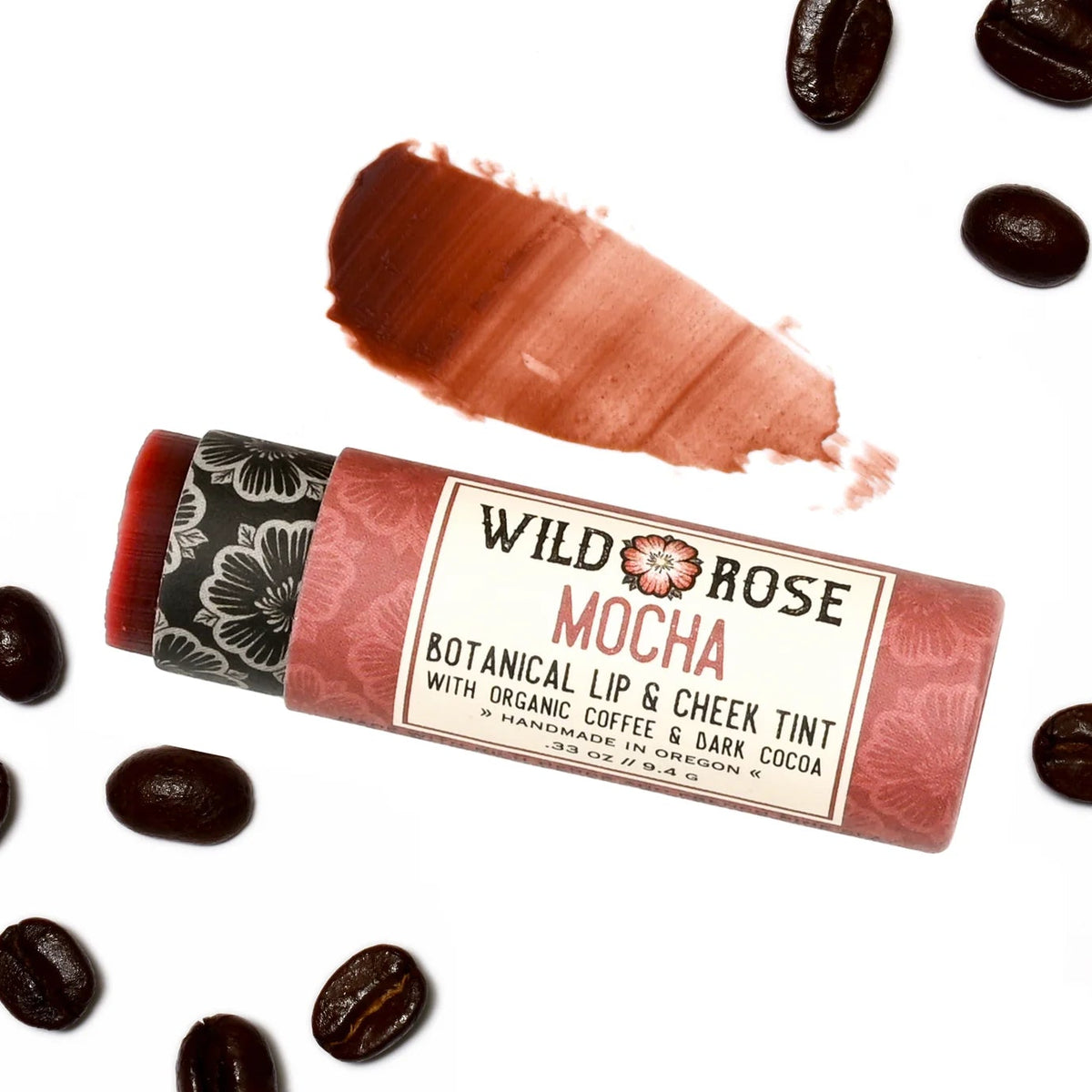 Wild Rose Herbs Lip & Cheek Tint - Mocha