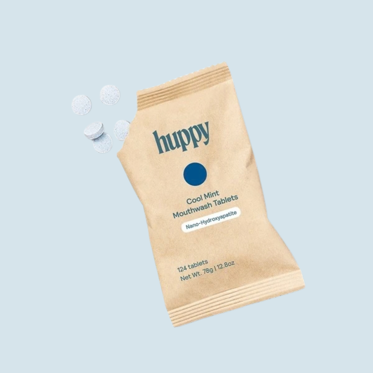 Huppy - Cool Mint Mouthwash Tabs