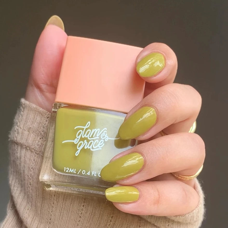 Glam & Grace Non-Toxic Nail Polish - Avocado Toast