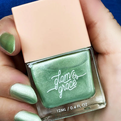 Glam & Grace Non-Toxic Nail Polish - Mojito
