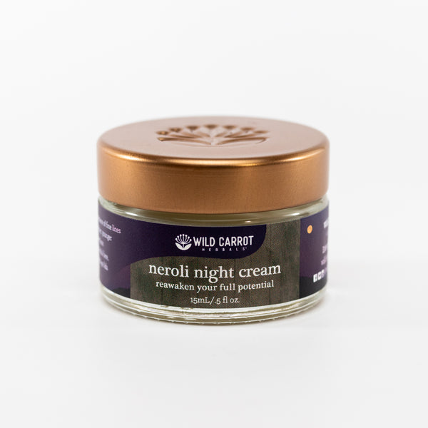 Neroli Night Cream – Wild Carrot Herbals