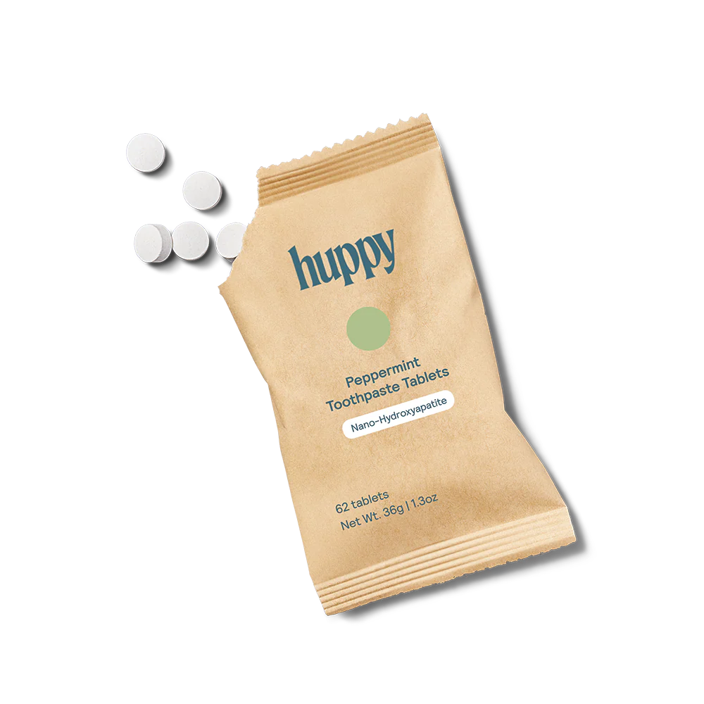 Huppy - Peppermint Toothpaste Tabs