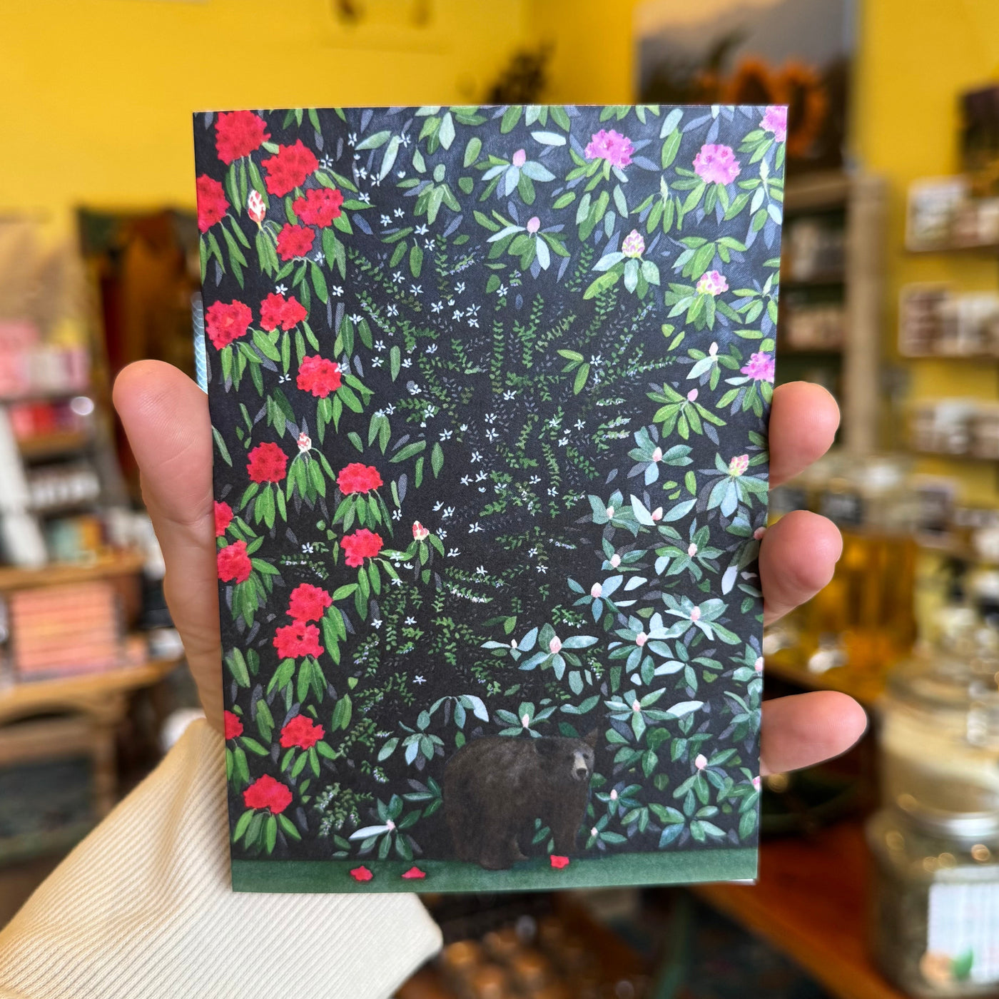 Bear Art Card by Nicole Freshley