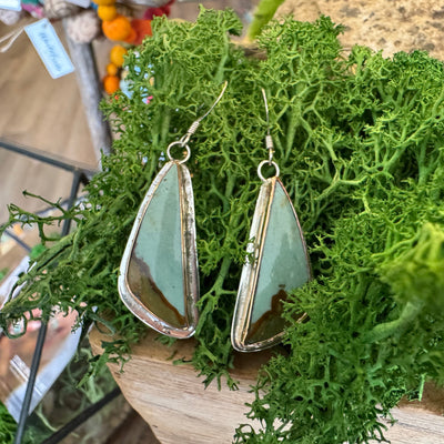 Jasper Earrings by Stoned Spirit Silver