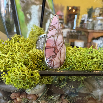 Mescalero Breccia Ring by Stoned Spirit Silver