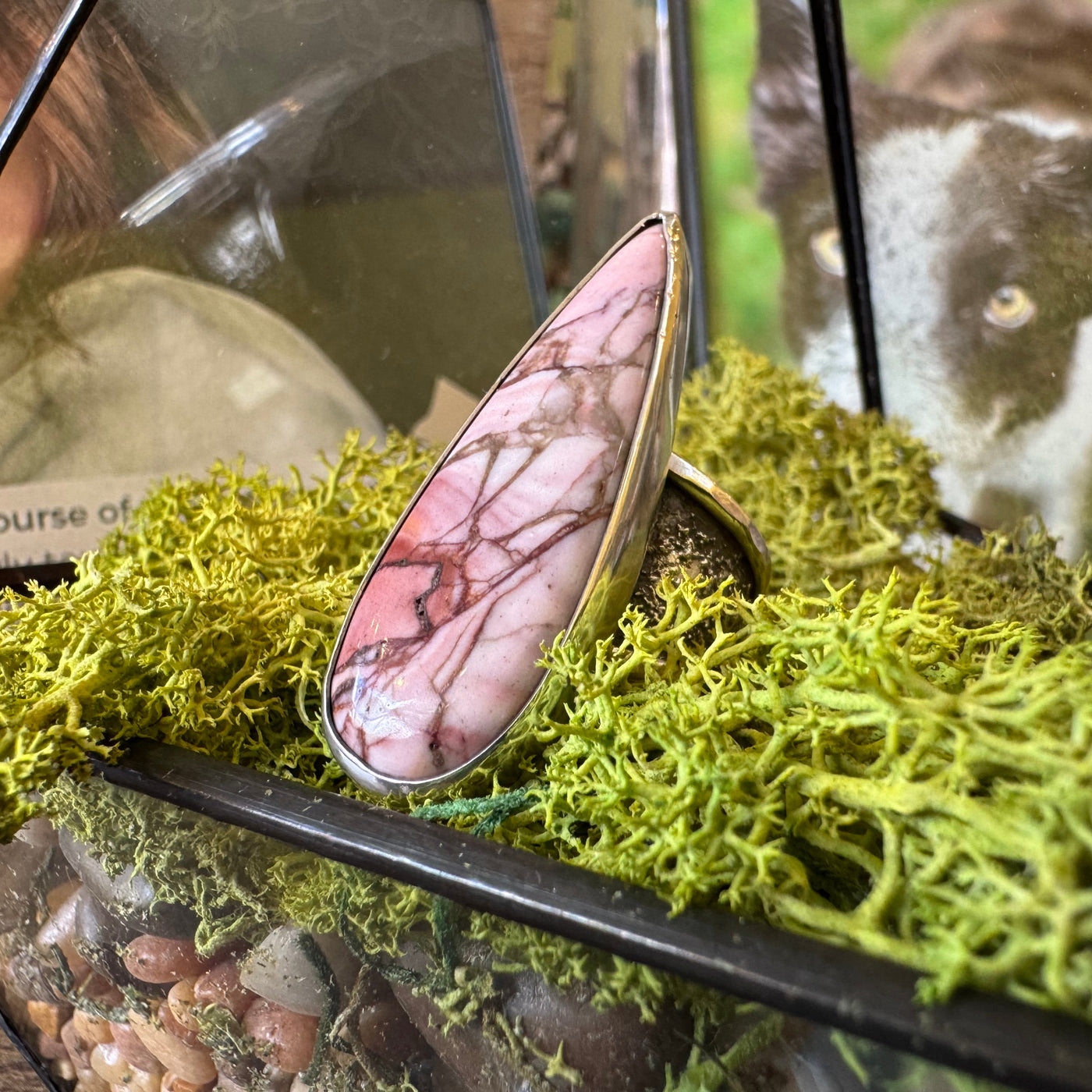 Mescalero Breccia Ring by Stoned Spirit Silver