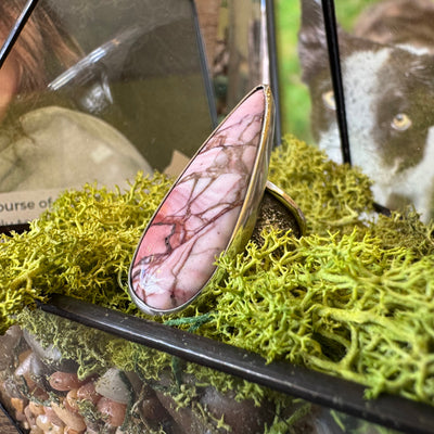 Mescalero Breccia Ring by Stoned Spirit Silver