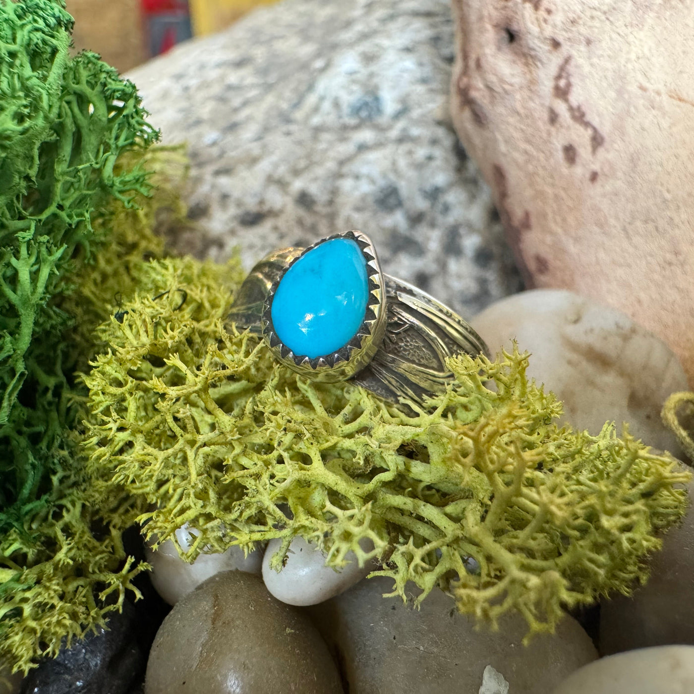 Turquoise Ring by Stoned Spirit Silver