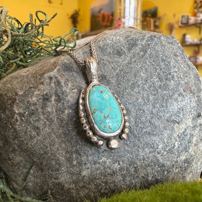Turquoise Necklace by Stoned Spirit Silver