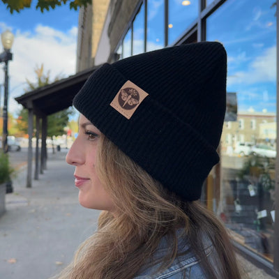 Rustek Collective Merino Wool Beanie - Celestial Black