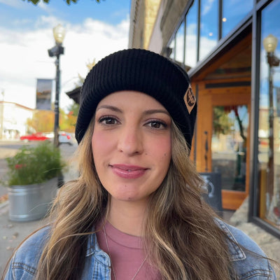 Rustek Collective Merino Wool Beanie - Celestial Black