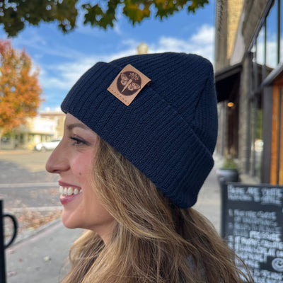 Rustek Collective Organic Cotton Beanie - Celestial Navy