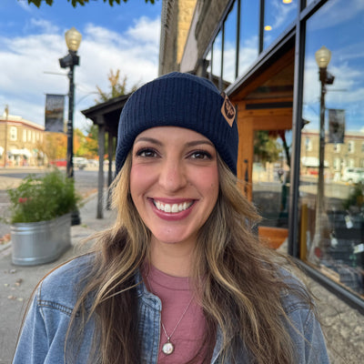 Rustek Collective Organic Cotton Beanie - Celestial Navy