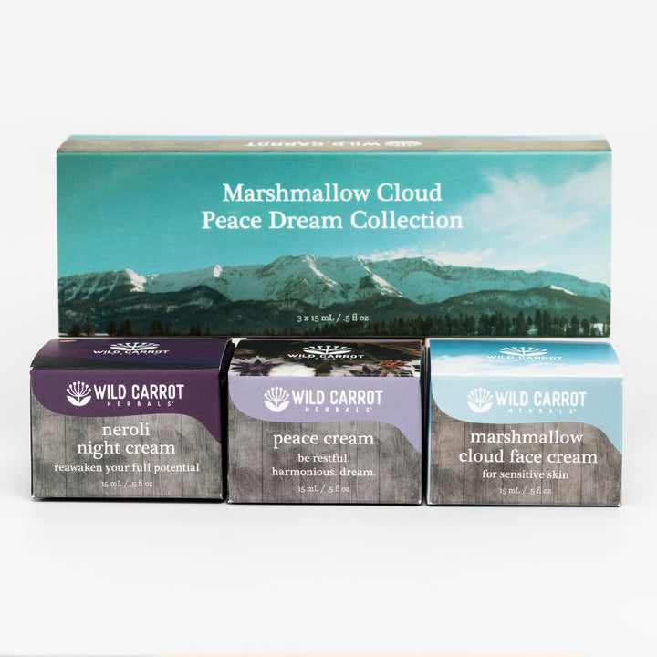 Marshmallow Cloud Peace Dream Collection – Wild Carrot Herbals