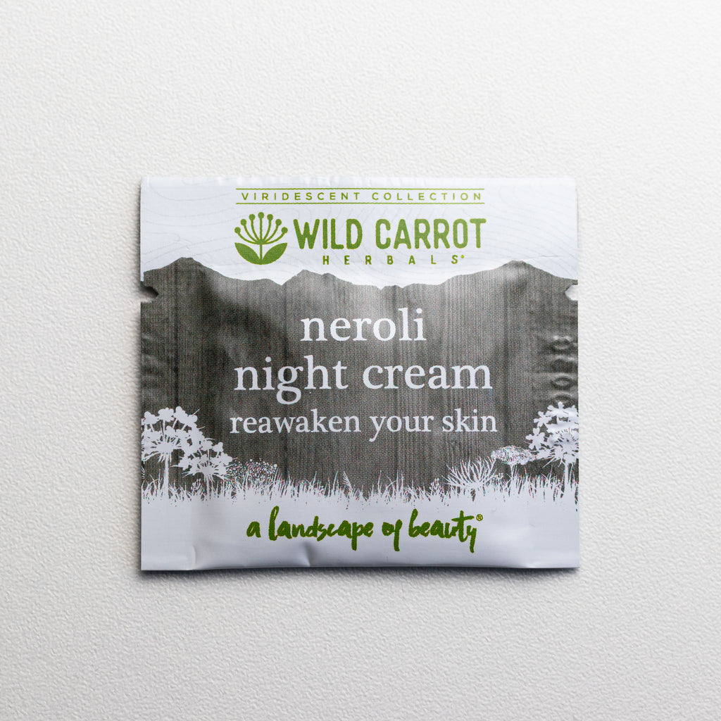 Sample Size Neroli Night Cream – Wild Carrot Herbals