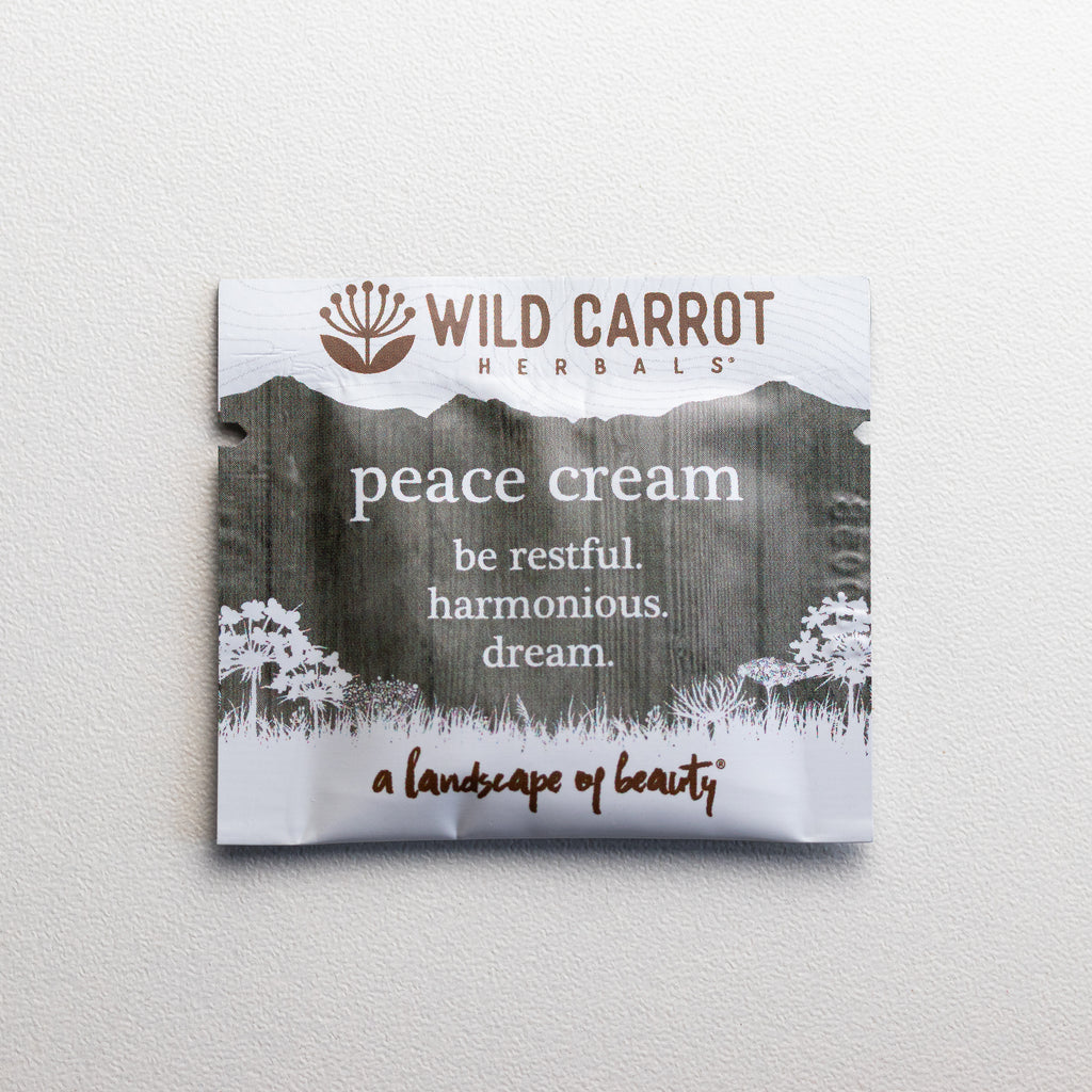 Sample Size Peace Cream – Wild Carrot Herbals