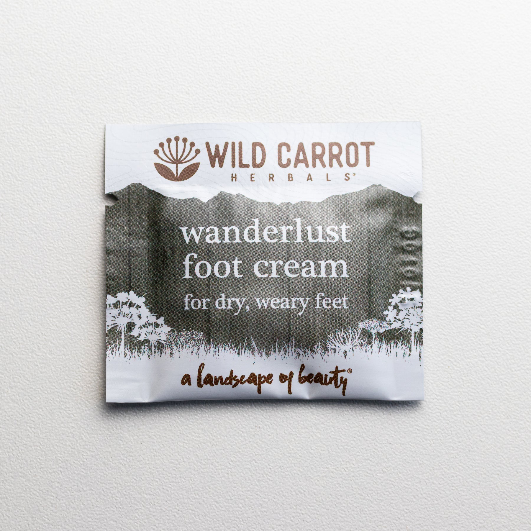 Sample Size Wanderlust Foot Cream – Wild Carrot Herbals