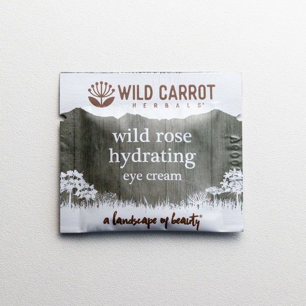 Sample Size Wild Rose Hydrating Eye Cream – Wild Carrot Herbals