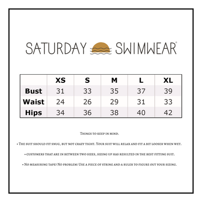 Saturday Swim Square Neck Bikini Top- Rain