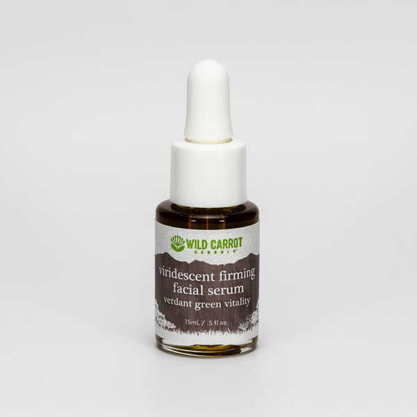 Viridescent Firming Facial Serum – Wild Carrot Herbals