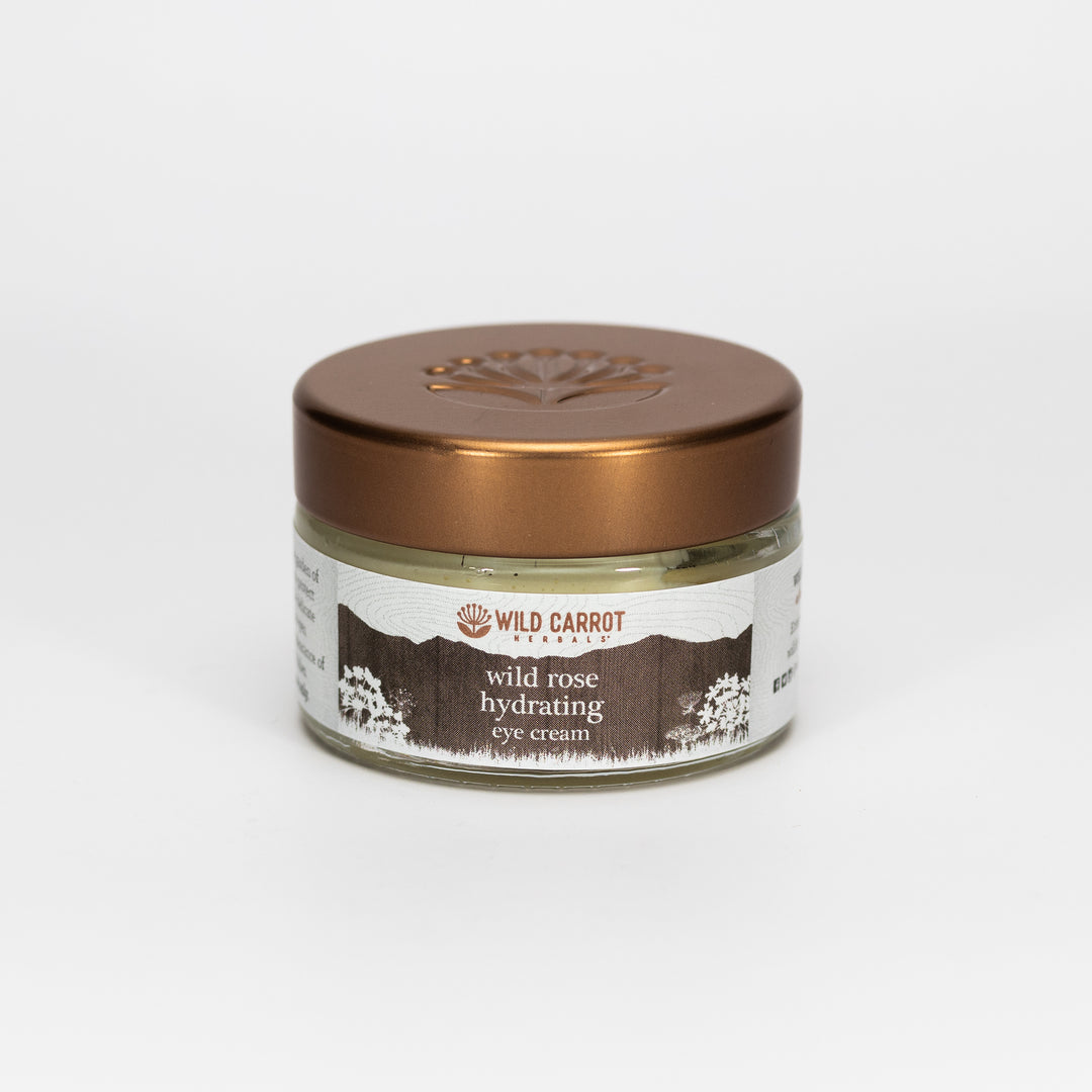 Wild Rose Hydrating Eye Cream – Wild Carrot Herbals