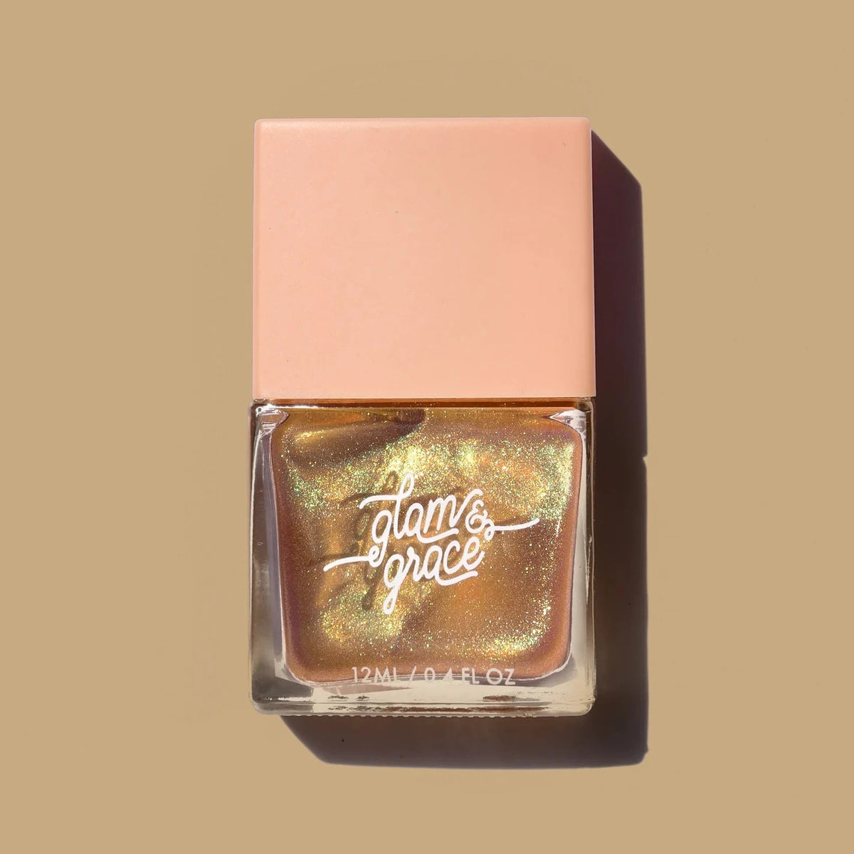 Glam & Grace Non-Toxic Nail Polish - Honey Mustard