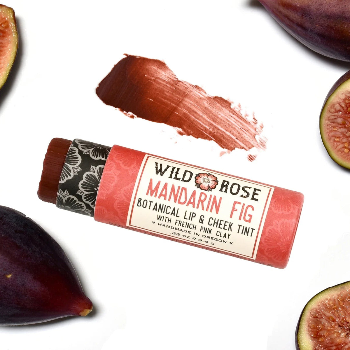 Wild Rose Herbs Lip & Cheek Tint - Mandarin Fig