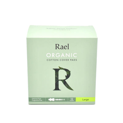 Rael Organic Cotton Cover Pads - Large