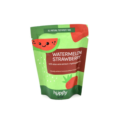 Hüppy - Watermelon Strawberry Toothpaste Tabs for Kids